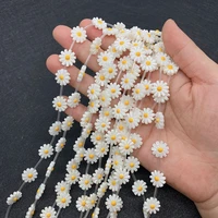 natural freshwater shell beads flower shaped white 10 12mm straight hole sea shell loose beads diy necklace 1piece20pcs