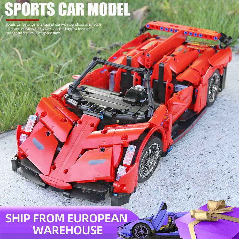 20091 1:14 техническая модель автомобиля MOC 10559 Lamborghinis veneno Roadster гоночный автомобиль