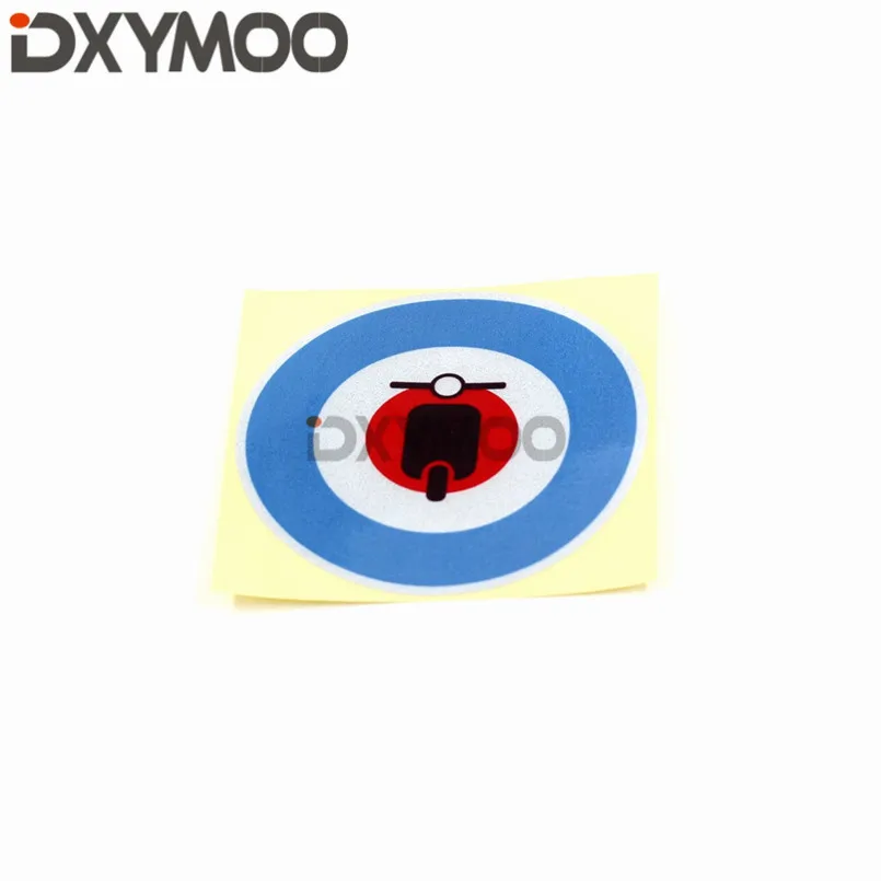 Автомобильные наклейки для автомобиля мотогонок переводные на бампер Vespa Piaggio 90