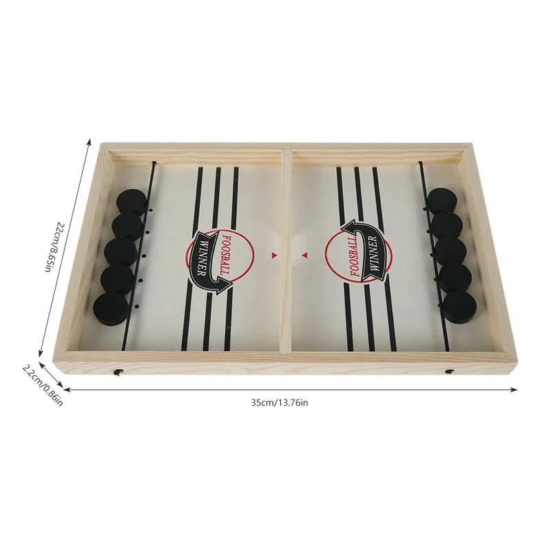 

Table Hockey Foosball Winner Games Paced Fast Sling Puck Board Games Catapult Chess Toy for Children Parent-child Interactive