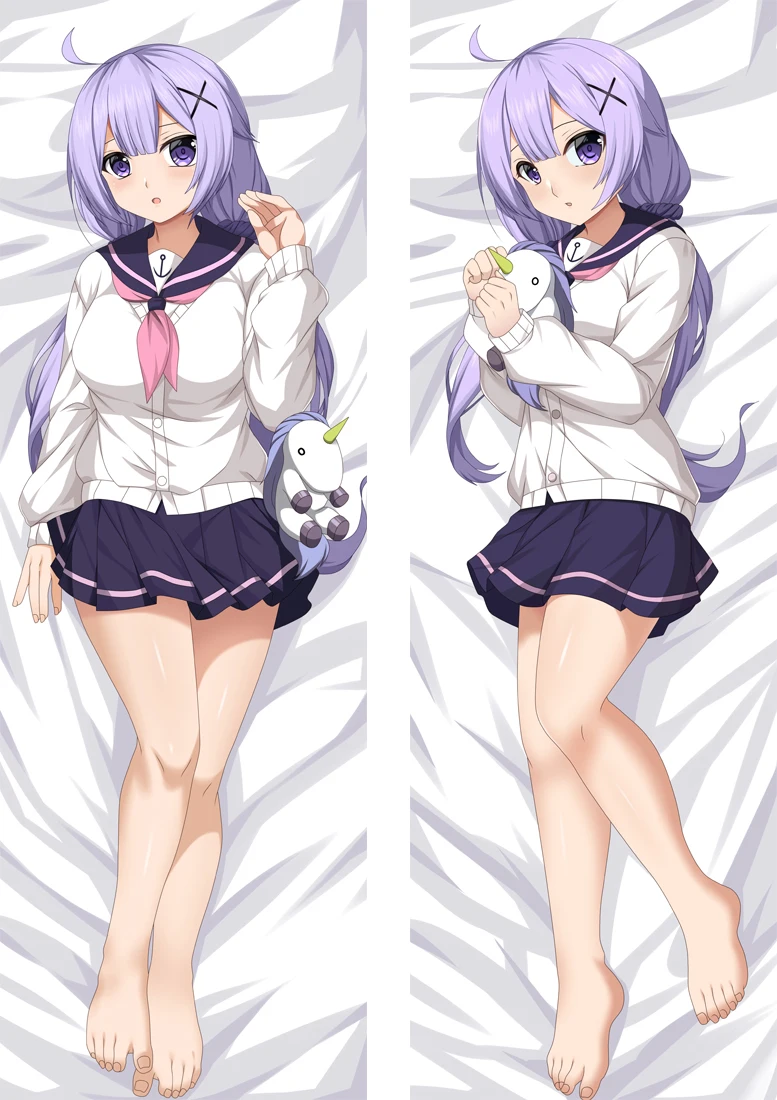 

Наволочка для подушки Azur Lane, дакимакура оtaku, двухсторонняя, 50x150 см, подарки для фанатов