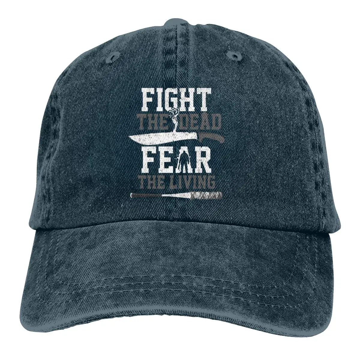 Fight The Dead Fear Live Мужская кепка джинсовая хлопковая Регулируемая Кепка на заказ