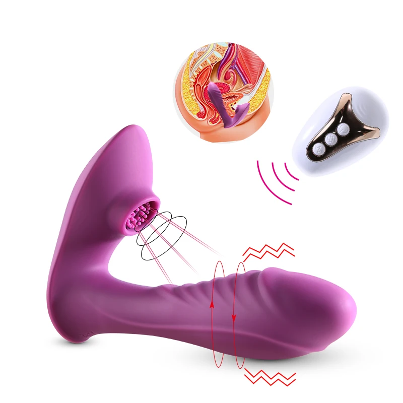 Вибратор для лизания точки G Стимулятор клитора оральный язык сосание