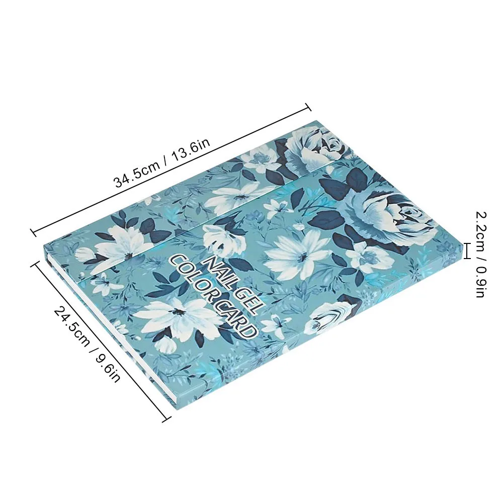 

Professional 180 Colors Nail Gel Polish Display Chart Nail Polish Color Card Board Nail Art Salon Set