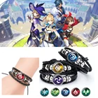 Game Genshin Impact Косплей бутафория глаз Божий водный ветер Thunder Fire Rock Ice Element браслет ювелирные аксессуары для мужчин и женщин подарок