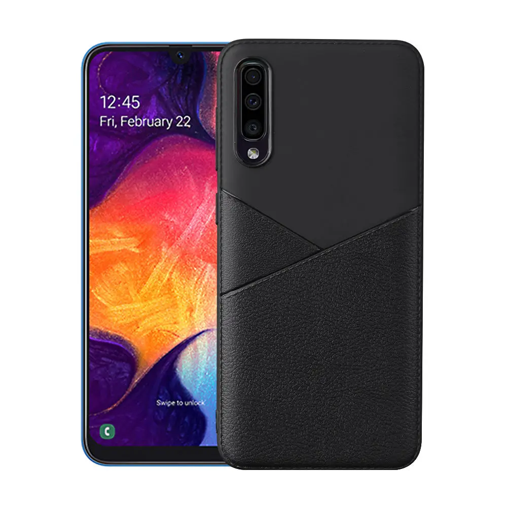 Черный Lainergie для samsung Galaxy A50 чехол Роскошный тонкий мягкий задний Чехол для samsung Galaxy A70 A40 A30 A20 A10 чехол для телефона s - Цвет: Черный