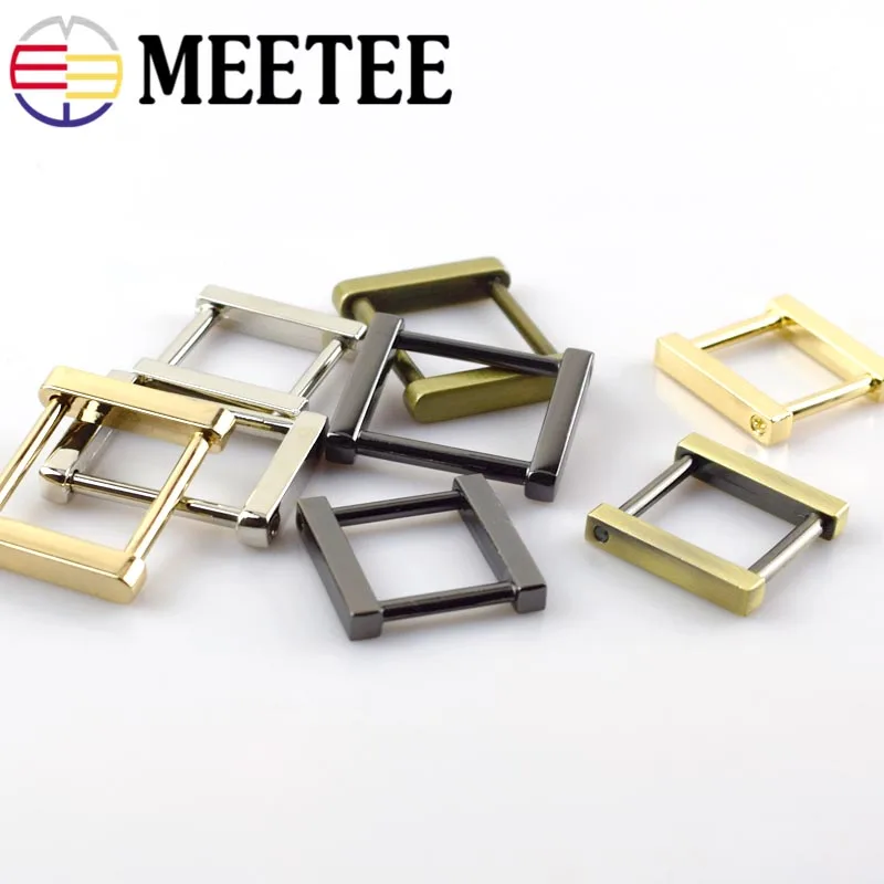 4/10 шт. Съемные квадратные металлические пряжки для сумки ремешок ручка застежка