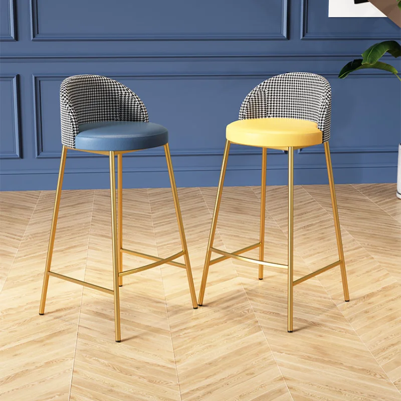 

Дизайнерские золотые обеденные стулья, роскошный серый кожаный эргономичный коммерческий стул для отеля, бара, обеденный стул, современный...