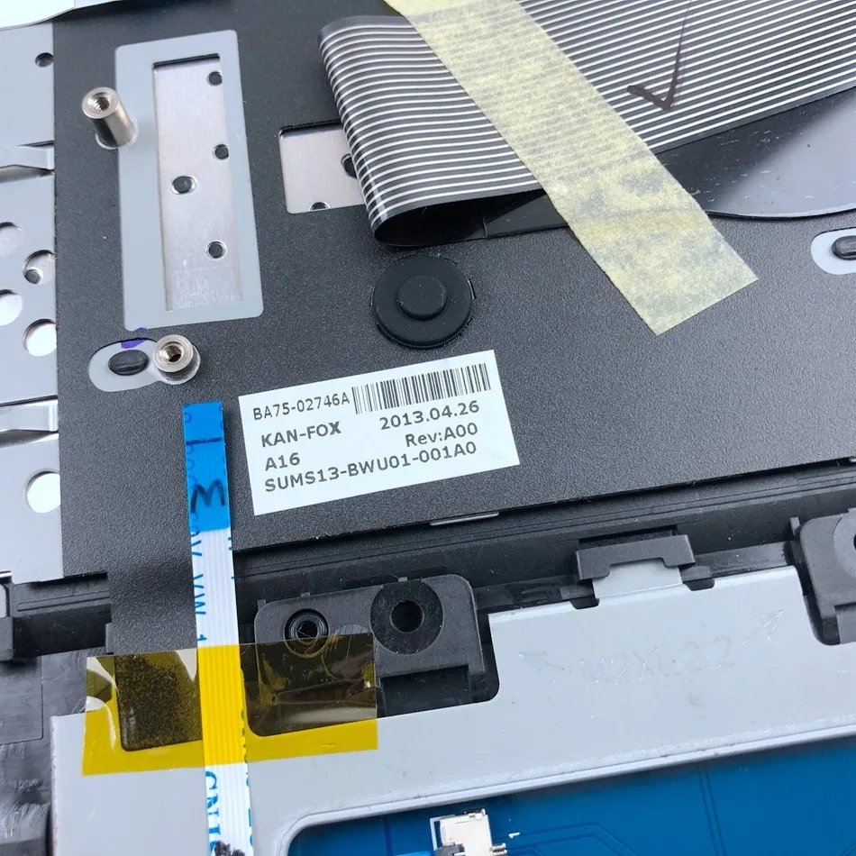 США Упор для рук на ноутбук клавиатура SAMSUNG SF310 NP-SF310 BA75-02746A Темно-Синий Макет |