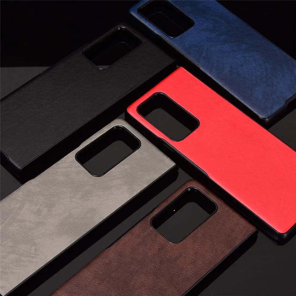 

For Mi Mix Fold Protective Sleeve Case Retro Lychee Pattern Hard Shell Spare