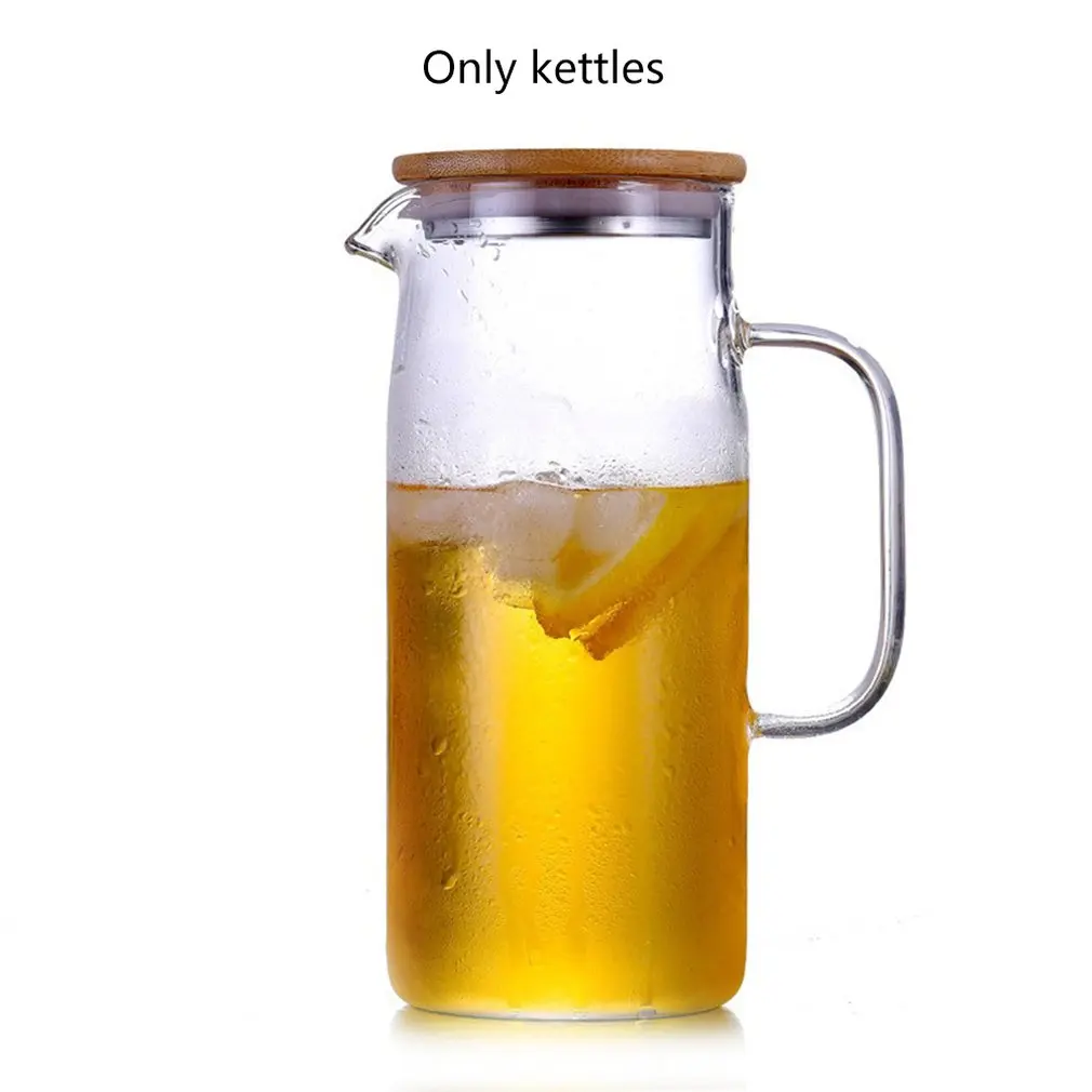 Термостойкий стеклянный кувшин прямая стеклянная бутылка для холодной