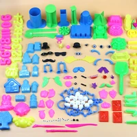 toy sand plastic mould plasticine tools ultra light clay space color clay children toy