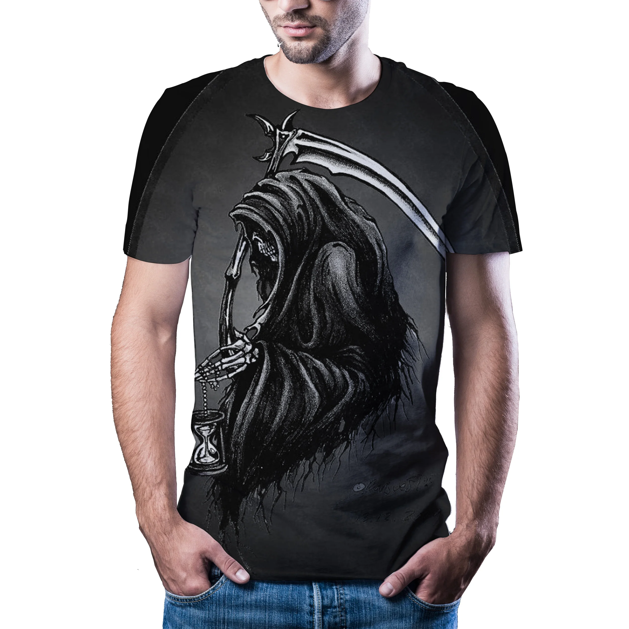 Забавная Мужская футболка 2020 Высококачественная с 3D принтом мужская