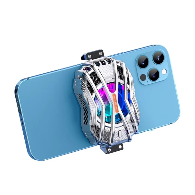 

Радиатор для сотового телефона For69HA, вентилятор охлаждения 2 в 1, портативный радиатор из ледяного фарфора, подходит для телефонов шириной 8,8 ...