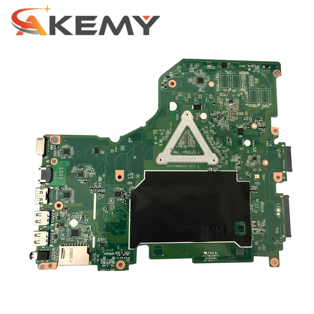 

Akemy DA0ZRWMB6G0 for ACER E5-574 E5-574G F5-572G F5-572 V3-575G V3-575 Laptop Motherboard CPU i5 6200U GT940M Test OK Mainboard