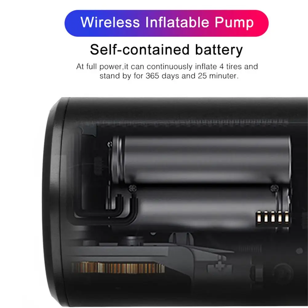 Electric Pump Wireless Car Inflatable 12V Portable Air Pumps Rechargeable Digital LCD Tire Inflator For Auto Emerg | Автомобили и