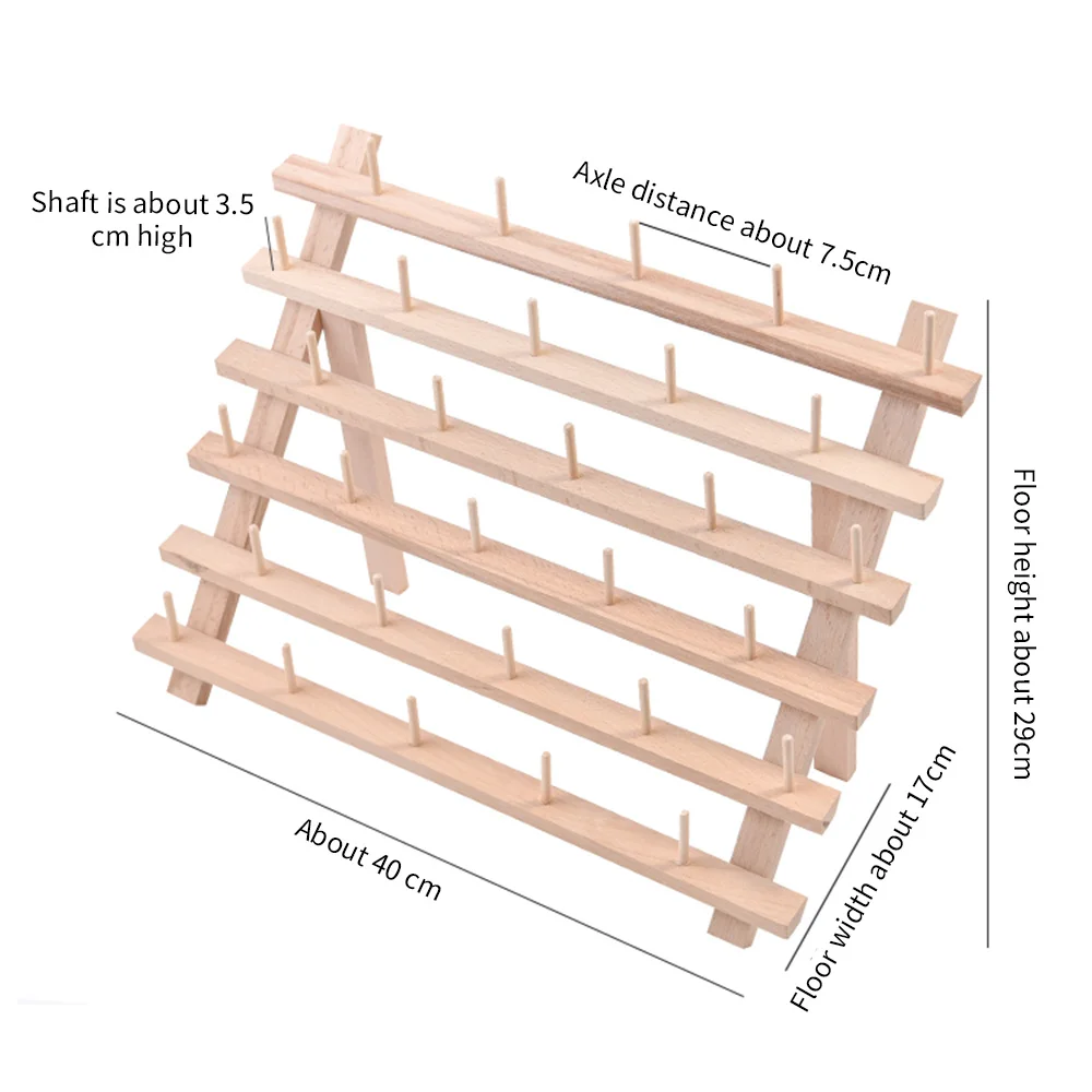 

Home Type 30 Axis Frame Folding Spool Rack Sewing Thread Bobbin Storage Rack Can Be Placed On The Table Or Hanging On The Wall