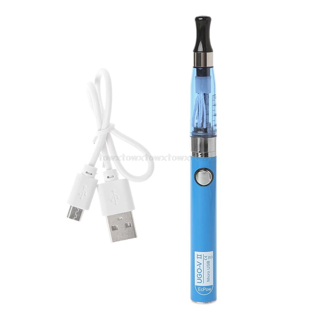 Синий 650 мАч батарея электронная сигарета с Ce4 испаритель распылитель Vape Комплект для Ugo-V2 S11 19 Прямая поставка - Цвет: Синий