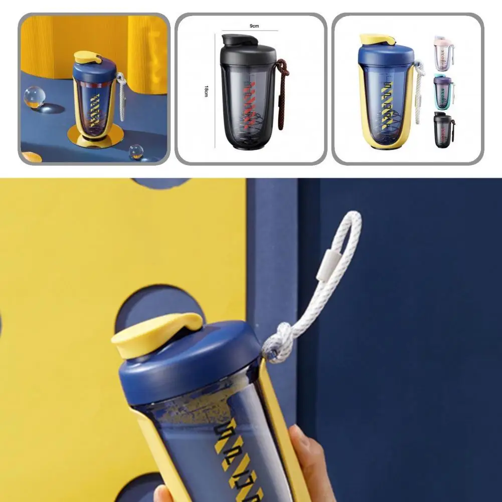 

Health Sports Bottle Safe Comfortable Delicate Decorative Protein Shaker Drink Bottle Protein Shaker 550ml