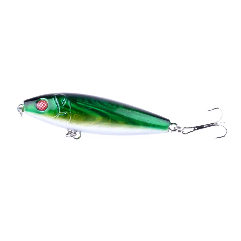 

1pcs Fishing Lure 8cm 12g Long Casting Pencil Popper Top Water Floating Lifelike Action Hard Bait