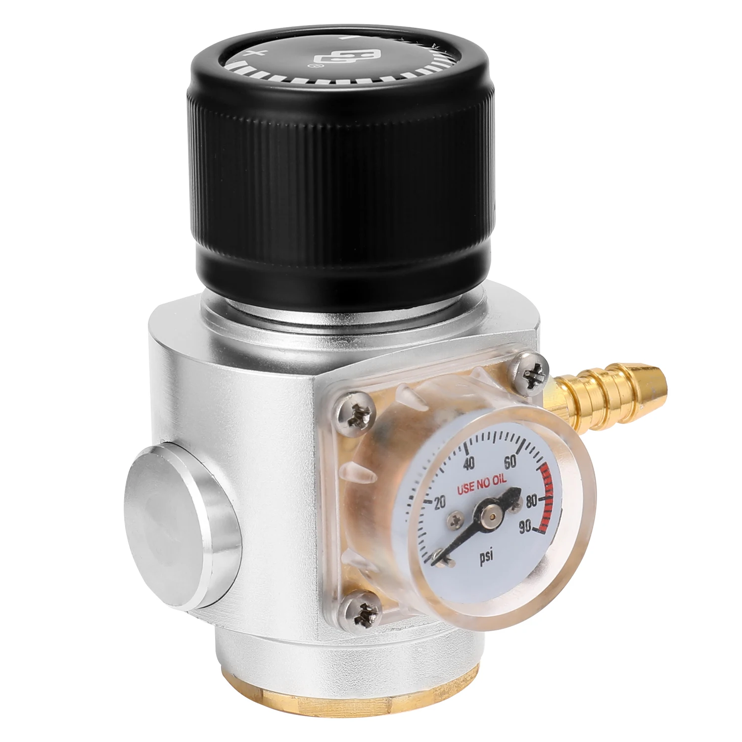 Компактное газовое зарядное устройство CO2 0-90 PSI измеритель для газировки воды