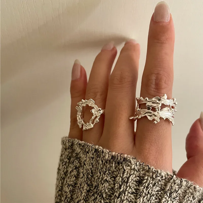 

Женское кольцо из серебра 925 пробы, вечерние ле ретро