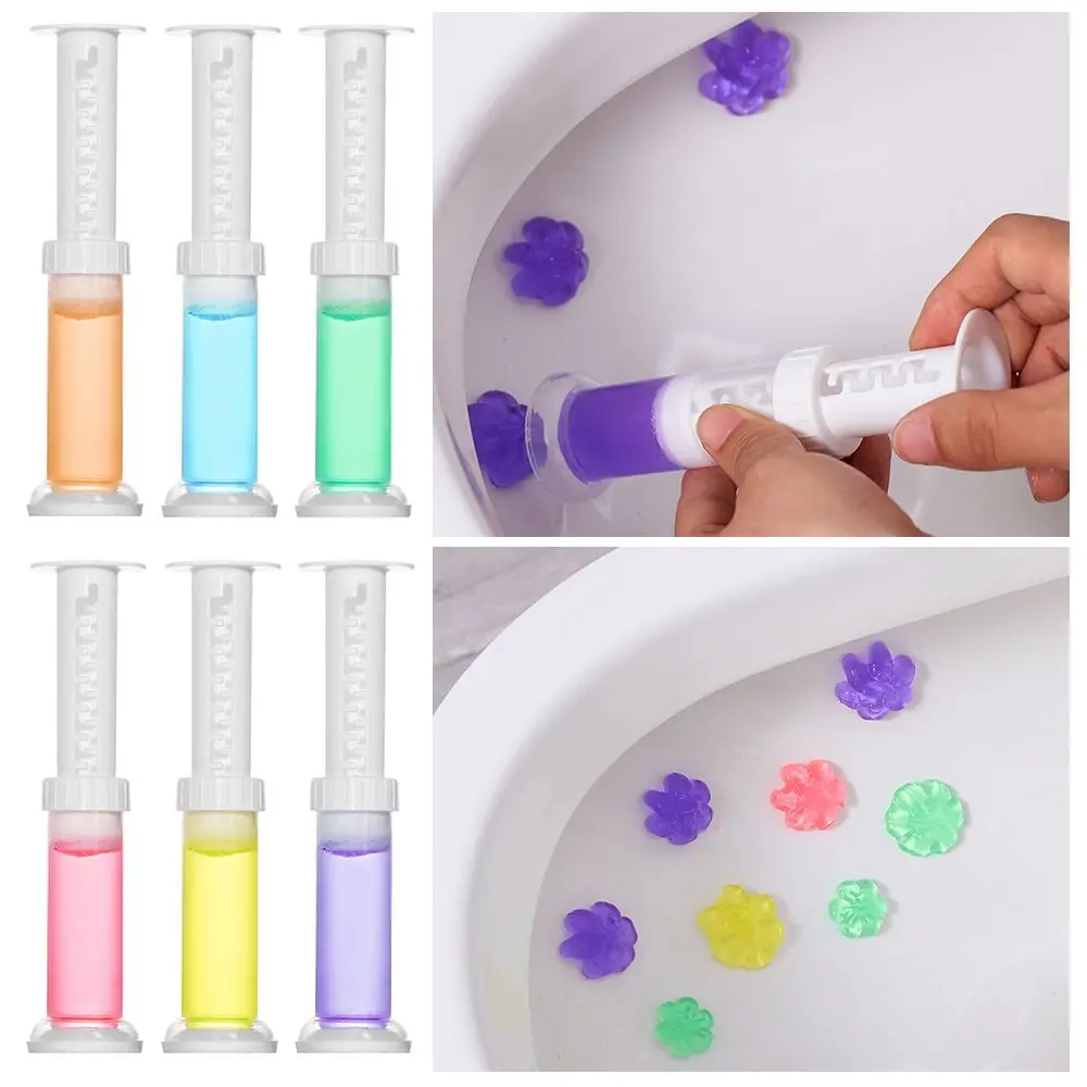 

New Eliminate odor Bathroom Flower Aromatic Deodorant Cleaner Toilet Cleaning Tool Cleaner Gel Gel Detergent