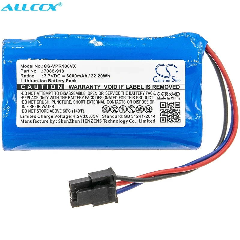 Аккумулятор Cameron Sino 6000mAh 7086 918 для WOLF Garten Power 100|Цифровые аккумуляторы| |