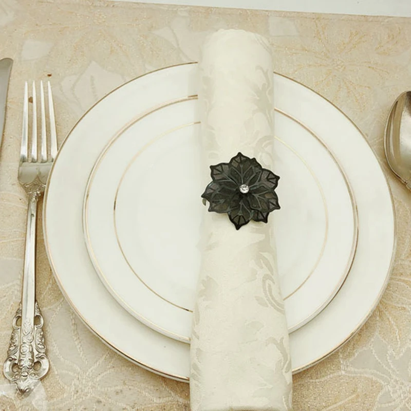 8 шт. 3D Цветочные фотокольца держатель кольцо для обеденного свадебного