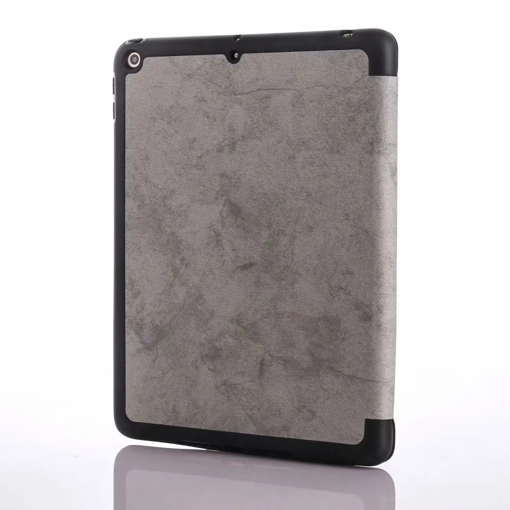 Для iPad 9,7 дюймов Pro 9,7 чехол с карандашом держатель трехстворчатая подставка задняя крышка для iPad 5 6 Air 1 2 Smart Funda HY006