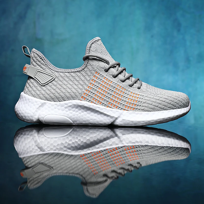 

Super Light Men Sneakers Breathable Summer Shoes Casual Men Comfortable elasticity Sole Mesh Shoe Outdoor Walking Zapatos