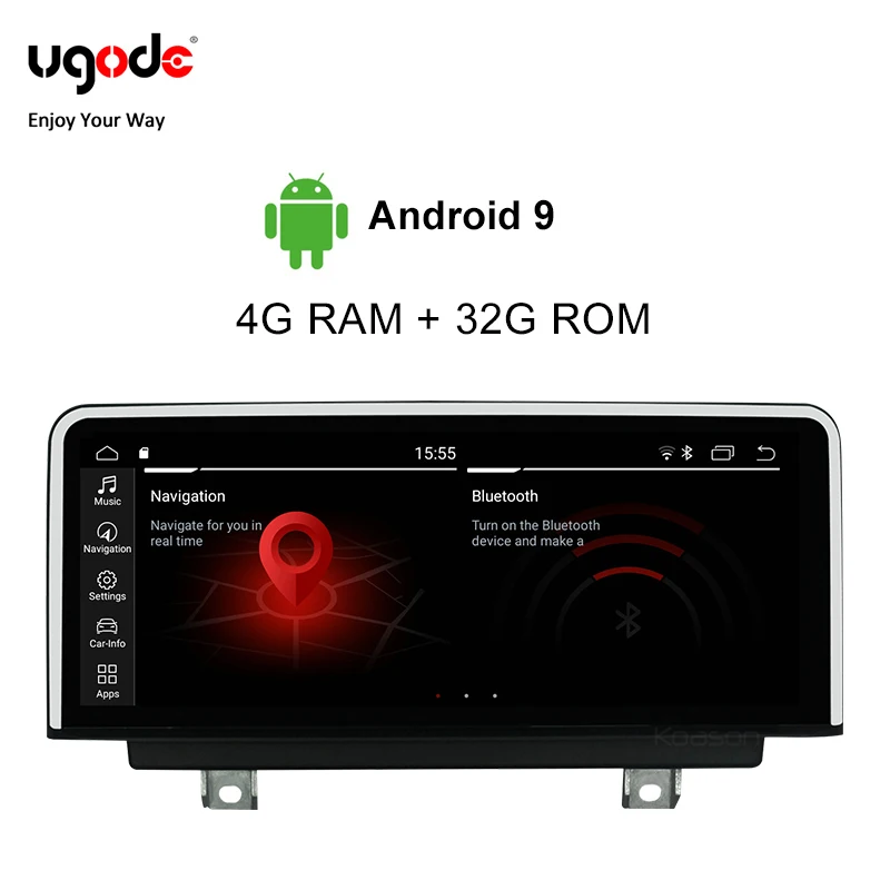 Автомобильный мультимедийный плеер Ugode для BMW серии 3 Android 9 0 пластиковый