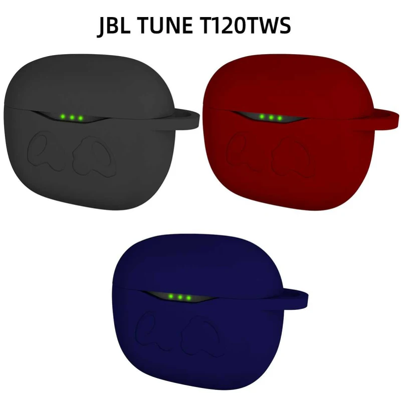 

New Silicone Bluetooth Wireless Headset For Apple AirPods JBL Tune T120 Cover Protective Case Charging Box Anti-fall Shell