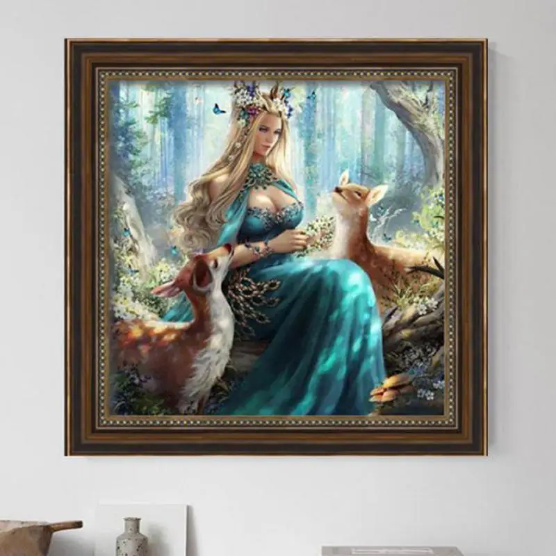 

DIY Home Decor Living Room Painting By Numbers Diamond Painting Full Square 5d Paiting Accessories Pen Modern Style Wall Art