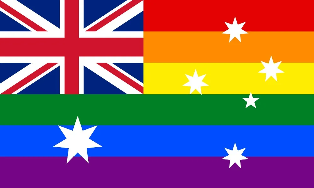 

90x150cm Gay Pride Australian Flag