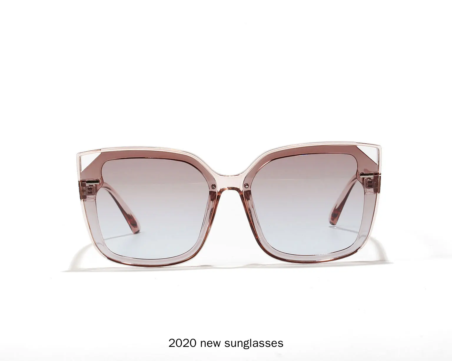 2020 New Vintage Fashion Luxury Cat Sunglasses Women Crystal Brown Blakck Frame Brand Designer Sun Glasses For Female NX | Аксессуары