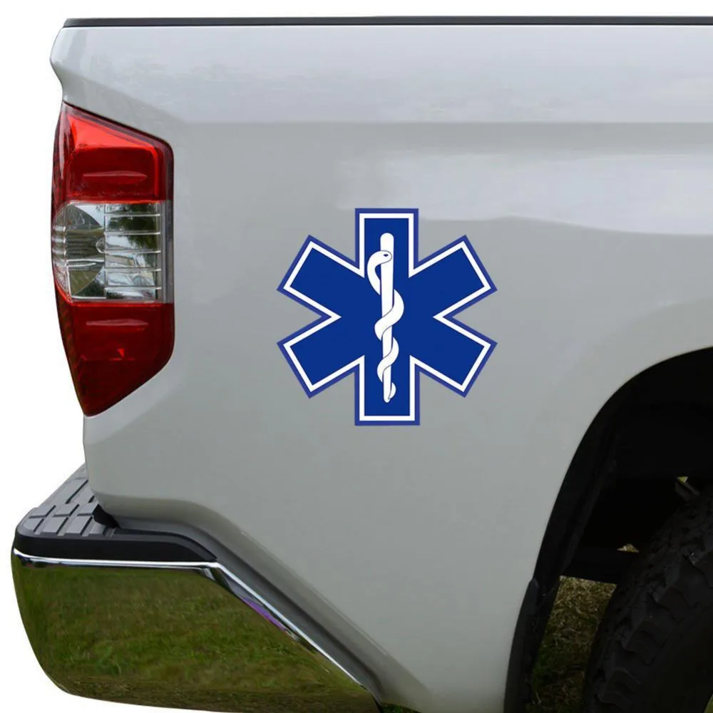 Автомобильный стикер Godersi STAR OF LIFE 10 см * высококлассная наклейка Hart