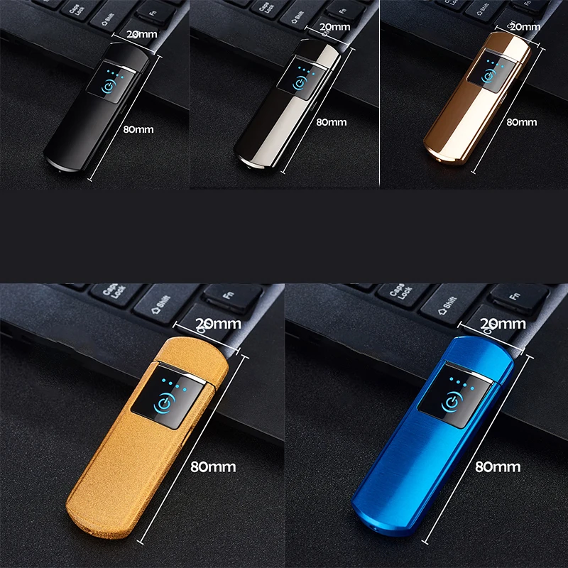 Новинка 2020 индивидуальная USB Зажигалка для сигарет с отпечатком пальца