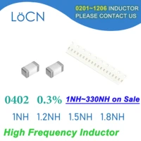 10000pcs 0402 1005 0 3 smd chip inductor 1nh 1 2nh 1 5nh 1 8nh multilayer ferrite inductors high frequency nh value s