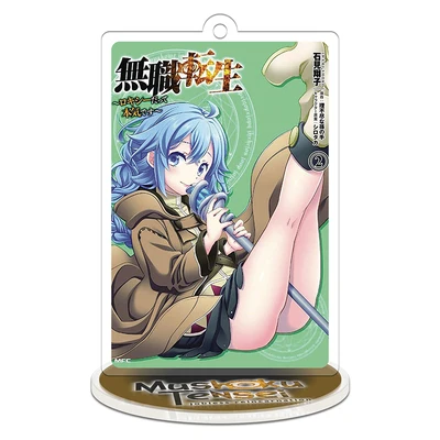

HOT Mushoku Tensei: Jobless Reincarnation Rudeus Greyrat Roxy Migurdia Shirufietto Cosplay Acrylic Stand Model Desktop Decor Toy
