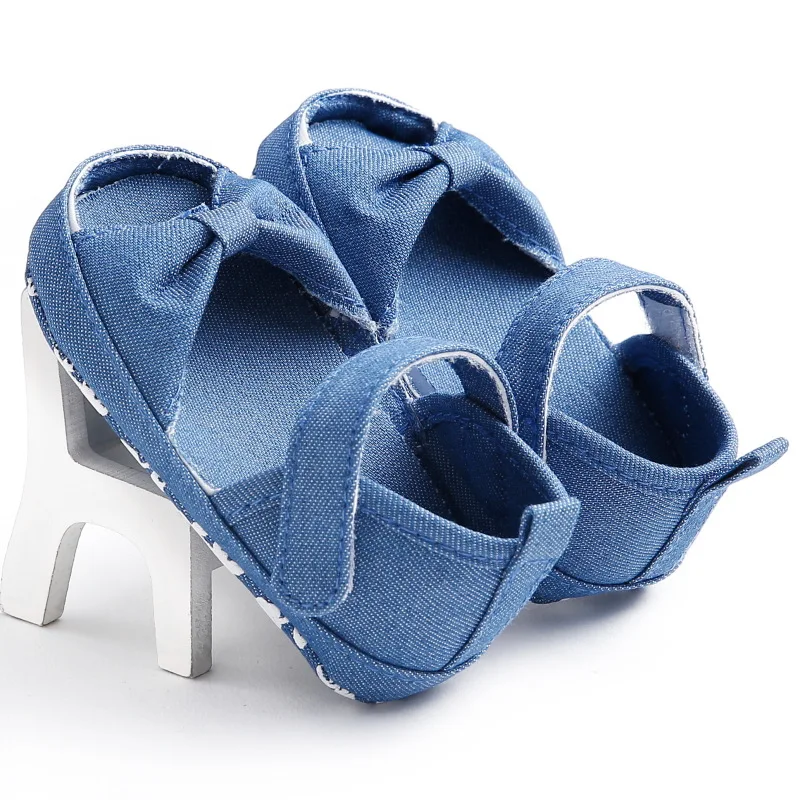 

Girls cotton soft soles bow fashion summer children's shoes