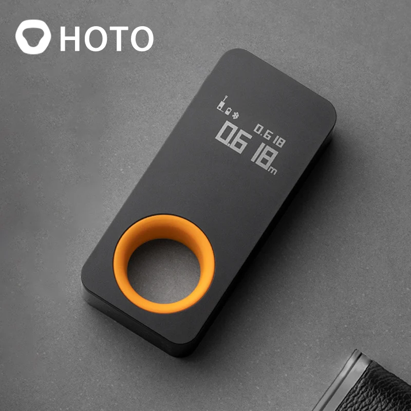 Лазерная рулетка HOTO, умный лазерный дальномер, интеллектуальный, 30 м, OLED дисплей, лазерный дальномер, подключение к мобильный телефон - изображение