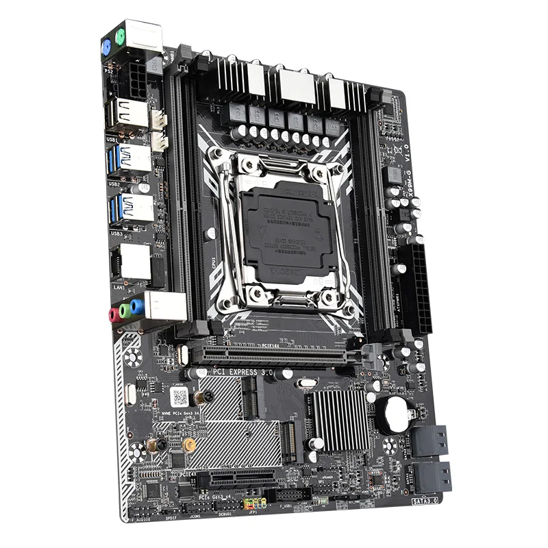 X99 мг материнская плата с E5 2680v3 Процессор и 2*8 ГБ DDR4 2133 МГц памяти NVME M.2 SSD Wi-Fi Слот