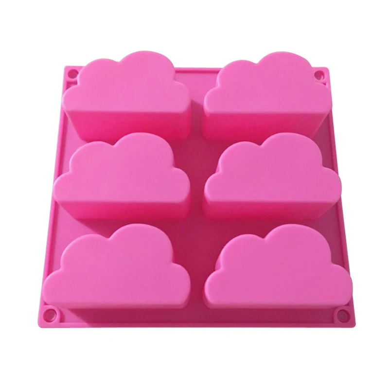 

HOT Cloud Shape Silicone Mold For Baking Mousse Cake Form Soap Mold Silicone Forms For Soap Jelly Mold Ice Cube Maker