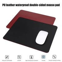 universal pu mouse pad non slip gaming mouse pad waterproof anti scratch double sided computer mice mat for pc laptop desktop