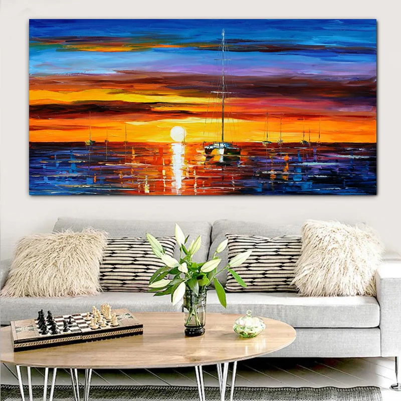 Картина маслом на холсте Абстрактная картина канвас картины дождь освещение для