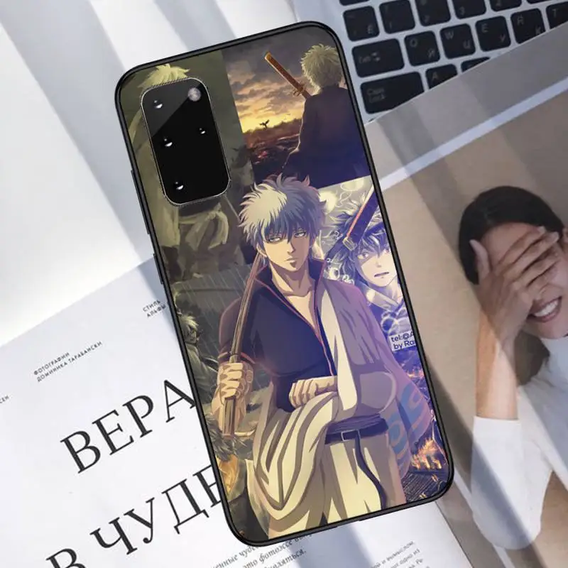

GINTAMA anime Phone Case For Samsung A40 A31 A50 A51 A71 A20E A20S S8 S9 S10 S20 Plus note 20 ultra