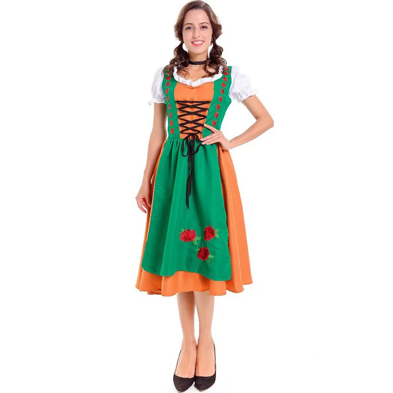 Баварский костюм для пары на Октоберфест карнавальный взрослых мужчин и Женщин