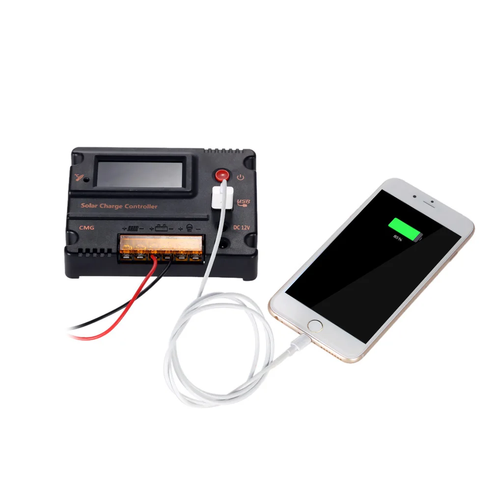 Горячая новинка Anself 10A/20A LCD контроллер заряда панели батареи Регулятор Авто