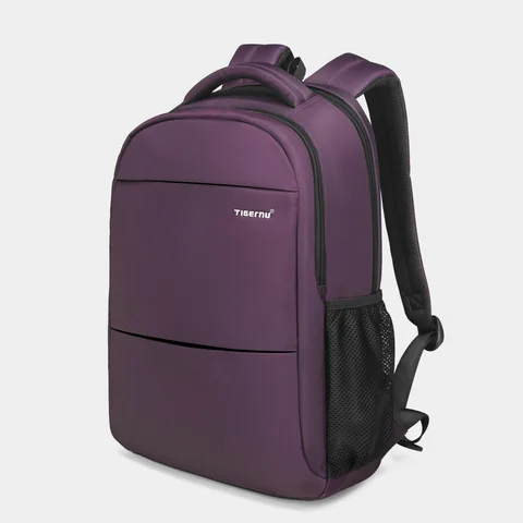 Tigernu модный женский рюкзак фиолетовый противоугонный 15,6-дюймовый рюкзак для ноутбука женский водонепроницаемый рюкзак для путешествий школьный рюкзак сумки